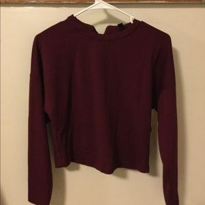Mango Long Sleeve Crop top